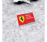 ZXNMCB Autocollant de Voiture pour Ferrari, Autocollants décoratifs Convient, Garde-Boue Fenêtre Pare-Chocs Corps Badge Emblème, Trunk Logo Stickers,E