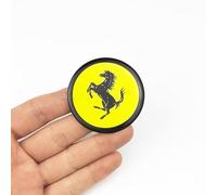 ZXNMCB Autocollant de Voiture pour Ferrari, Autocollants décoratifs Convient, Garde-Boue Fenêtre Pare-Chocs Corps Badge Emblème, Trunk Logo Stickers