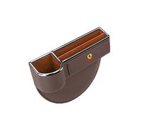 ZXNMCB Organisateur Siège de Voiture pour Ferrari FF/Monza/F8/F12/SF90, Boîte de Rangement pour Siège Écart de Voiture, Organisateur De Siège D'auto,2 Two-A Brown