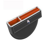 ZXNMCB Organisateur Siège de Voiture pour Maserati Ghibli/Spyder/Quattroporte/Levante SUV, Boîte de Rangement pour Siège Écart de Voiture, Organisateur De Siège D'auto,2 Two-D Black