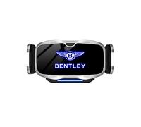 ZXNMCB Support Telephone Voiture pour Bentley Brooklands, Crochet Stable & Prise Ferme, Rotation 360°, Opération à Une Main Support Telephone,B Silver