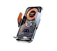 ZXNMCB Support Telephone Voiture pour Bentley Mulsanne, Crochet Stable & Prise Ferme, Rotation 360°, Opération à Une Main Support Telephone,B Silver