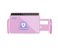 ZXNMCB Support Telephone Voiture pour Lamborghini Gallardo LP560-4 Spyder Gallardo LP560-4 2008-2013, Crochet Stable & Prise Ferme, Rotation 360°, Opération à Une Main Support Telephone,C Pink