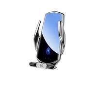 ZXNMCB Support Telephone Voiture pour Maserati Ghibli 2014-2022, Crochet Stable & Prise Ferme, Rotation 360°, Opération à Une Main Support Telephone,B Silver