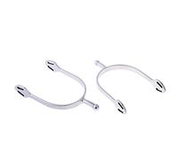 Zxpjkyu 1 Paire Éperons d'Équitation Adaptés à la Formation Équestre Fabrication en Acier Inoxydable Utilisables avec Bottes pour Hommes Convenant à la