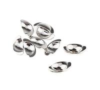 Zxpjkyu 10 Pièces Poignées de Porte Miniature Maison de Poupée Boutons de Porte Poignées de Tiroir Accessoires Mobilier Plastique Compatibles avec Jeux DIY Ca, Argent