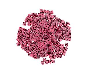 Zxpjkyu 100 Pièces Dés de Jeu Polyédriques Décideur Cube Acrylique D6 Accessoires pour Enseignement Collectif Jeux D'Intérieur Soirée Anniversaire Classe