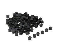 Zxpjkyu 100 Pièces Pastilles Incrustation Guitare Points Marqueur Fretté Acrylique Instrument Cordes Adaptées pour Basse Électrique Réparation Décoration, Noir 3 x 2.5mm