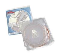 Zxpjkyu 12 Cordes de Rechange pour Guitare Acoustique Populaire E/B/G/D /