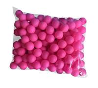 Zxpjkyu 150 Boules de Tombola, de Loterie, de Jeu, de Divertissement et de Compétition, Fabriquées En Polypropylène Convient Aux Enfants de 150 Ans E, Rose Rouge