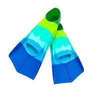 Zxpjkyu 2 Paires de Palmes de Natation, Palmes pour Adolescents, Cadeaux, Entraînement Confortable, Palmes Courtes pour Enfants, Accessoires pour Filles, Débu, S