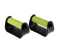 Zxpjkyu 2 Pièces Barre Musculation Poignées Appui Push Up Grip Polypropylène Confortable pour Exercice Intensif Bras Poitrine Triceps Biceps Usage Maison, Vert, 130 × 85mm