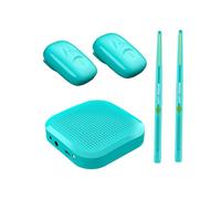 Zxpjkyu 2 Pièces Batterie Électronique Batterie Air Compacte Pédale Haut-parleur Facile à Utiliser Adaptée Aux Enfants Adultes Pratique Maison Voyag, Professionnel