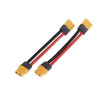 Zxpjkyu 2 Pièces XT60 Plug Extension Wire Cable pour Connecteur Mâle Femelle Câble Adaptateur Batterie Lipo Faisceau de Fils Chargeur Lignes d'Extension