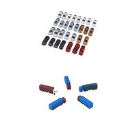 Zxpjkyu 30 Pièces Modèle Voiture Représentation Peinte Miniature Plastique Accessoire Équipement Rue Adapté à L'Élaboration de Lay-out Urbain Décoration Salon, 1: 200