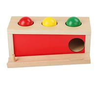 Zxpjkyu 32 Pièces Puzzle Ferme Jouet En Bois Associations Formes Fruits Assortiment Empilable Apprentissage Sensoriel Adapté Enfants Activités Éduc, Coloré, Frapper Ball Box