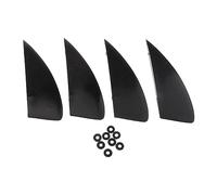 Zxpjkyu 4 Ailerons de Surf avec Joint de Rechange. Ailerons de Rechange pour Planches de Surf et de Wakeboard, Adaptés Aux Sports Nautiques et Au Stand Up Pad