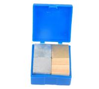 Zxpjkyu 4 Pièces Blocs Métalliques Densité Cubes Expérimentation Métal Expérience Physique Bois Aluminium Fer Cuivre avec Surface Lisse Adaptés aux, Style A