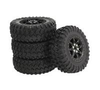 Zxpjkyu 4 Pneus de Rechange pour Voiture RC, Accessoires, Améliorations, Pièces Détachées, Pneus, Modification à Faire Soi-même pour D91 1/12, Noir