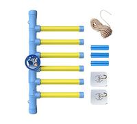 Zxpjkyu 6 Pièces Jeu Réaction Bâton Formation Coordination Motricité Équipement Interactif Matière Convient aux Enfants Parents Famille Fête, Bleu