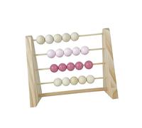 Zxpjkyu Abacus En Bois Jouet Éducatif Enfants Opération Mathématiques Cadre Perles Mathématiques Apprentissage Fonction Substractive Additive Adapt, ROSE