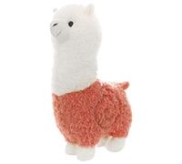 Zxpjkyu Alpaga Peluche Poupée Animal Jouet Doux Confort Lavable Rempli Matériau Peluche Adapté pour Chambre d'enfant Salon Bureau Voiture Cadeau à Enfants, Rose 28cm