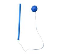 Zxpjkyu Anneaux de Corde à Sauter Pliables pour Enfants, Balle Rebondissante, Corde à Sauter pour Les Chevilles, Jouet D'éveil Sensoriel et de Fitness Pou, Bleu