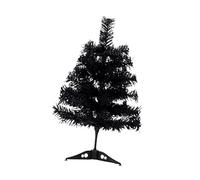 Zxpjkyu Arbre Décoratif Arbre de Noël Artificiel Ornement Centre de Table PVC Facile à Monter avec Support Renforcé Adapté pour Fête de Noël Maison Bureau Vit, 45cm