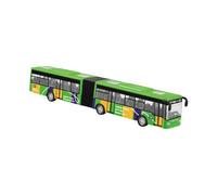 Zxpjkyu Autobus Articulé, Objet de Collection, Autobus à Rétrofriction En Alliage Métallique, En Deux Parties avec Sièges, Convient Aux Jouets et Aux, Vert