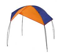 Zxpjkyu Auvent Bateau Gonflable Toit Protecteur Pliable Fibre Polyester Armature Solide Confort Amélioré Adapté Activités Nautiques, Petit 140 120CM