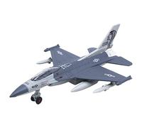 Zxpjkyu Avion de Chasse Collection Modèle d'avion Métal Jouet Avion Miniature Pull Back avec Musique Fonction Son et Lumière Convient Aux Enfants Décoration