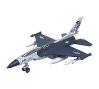 Zxpjkyu Avion de Chasse Collection Modèle d'avion Métal Jouet Avion Miniature Pull Back avec Musique Fonction Son et Lumière Convient Aux Enfants Décoration