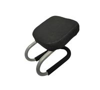 Zxpjkyu Banc de Méditation Siège de Tabouret de Prière Banc de Genouillage avec Structure en Métal Mousse Filet pour Posture Confortable Adapté à La Médi, Tube Gris