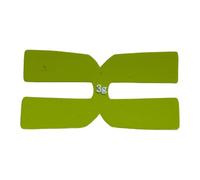 Zxpjkyu Bande D'équilibrage pour Raquette de Tennis et de Badminton, Bande Lestée, Portable, pour Améliorer Les Performances, Installation Facile, en Form, Jaune Fluo