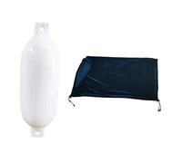 Zxpjkyu Bateau, Navire, Protection Renforcée, Tampon de Quai Stable et Rainuré, Bouée Marine de Navigation, Ports Extérieurs, Grands, 40cmx11cm