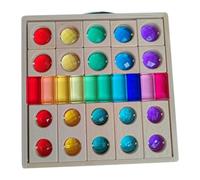 Zxpjkyu Blocs Jouets Empilables Cubes Construction Acrylique Bois Empilable Transparente Fonction Éducative Convient aux Enfants Cadeau Décoration Intérieure, 3 Types de Blocs