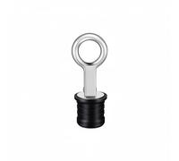 Zxpjkyu Bouchon de Drain de Bateau à Vis Combiné Laiton et Caoutchouc Conception avec Poignée à Came Rotative Adapté pour Cale, 25 Mm, Bouchon De Vidange en Acier Inoxydable pour Trou De 25 Mm