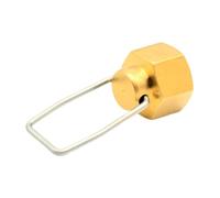 Zxpjkyu Bouchon Scellé pour Bouteille de, Bouchon de Bouteille de Propane, Adaptateur de Bouchon de Recharge Universel en Laiton Massif pour Accessoires D, avec PoignÉe