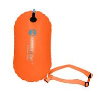 Zxpjkyu Bouée Gonflable Portable avec Remorque et Ceinture, pour La Natation en, Le Kayak et La Plongée en Apnée, Orange