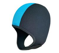 Zxpjkyu Capuche de Plongée 3mm Néoprène Casquette Natation avec Sangle Menton Bonnet Étanche Protection Solaire Séchage Rapide pour Surf Plongée Canoë Kayak, Noir Lac Bleu