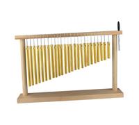 Zxpjkyu Carillon à Main à Une Rangée, Arbre Sonore avec Support, 25 Tonalités, Barre Décorative pour Percussions