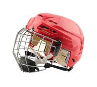Zxpjkyu Casque de Hockey sur Glace pour Joueur de Sport, équipement Sportif, Casque de Patinage Ajustable avec Visière, M