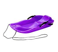 Zxpjkyu Corde de Luge pour Snowboard, Poignées, Freins, Maître-Limon pour l'hiver en Extérieur, Violet
