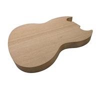 Zxpjkyu Corps de Guitare Électrique Semi-acoustique Structure pour Guitare Électrique Assemblage En Bois Okoume Kit D'Initiation à La Fabrication Adapté Aux B