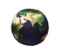 Zxpjkyu Coussin Rond En Peluche Solaire, Fabriqué dans Une, pour L'apprentissage et La Décoration. Convient pour Le Salon Ou Le Bureau Des E, Bleu profond 17cm