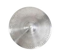 Zxpjkyu Cymbale Silencieuse Sourdine Accessoire de Pratique Instrument de Percussion de Batterie En Alliage Convenable pour Les Séances, Diamètre 20cm