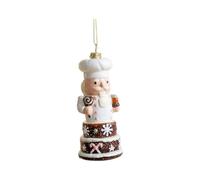 Zxpjkyu de Noël Décoration Suspendue Ornement Arbre Ambiance Joyeuse Création Originale Matériau Robuste PP Adapté pour Chambre Bureau Fête Salon M, Boulanger