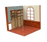 Zxpjkyu Décor de Fond à L'échelle 1:6, Maquette de Véhicule, Vitrine, Diorama, Maquette à Monter Soi-même, Décor Simulé pour La Maison, Pub