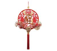 Zxpjkyu Décoration Suspendue Du Nouvel An Chinois En Forme de Personnage Fu