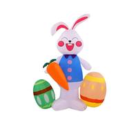 Zxpjkyu Des œufs de Pâques Gonflables Comme Décorations Amusantes pour Les Fêtes de Pâques dans Le Jardin